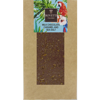 Tablette de chocolat au lait, caramel et sel - 100