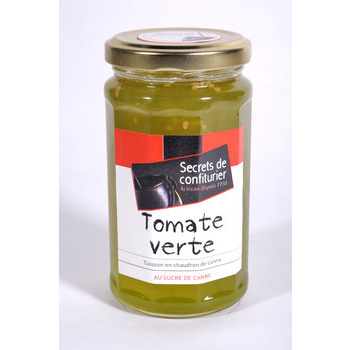 Confiture à la tomate verte, cuisson au chaudron d