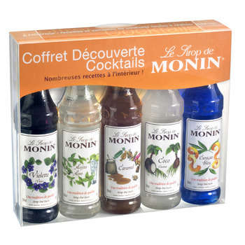MONIN - Coffret noël - 5 sirops aux saveurs gourmandes