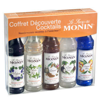 Coffret sirops pour des cocktails - 5x5cl