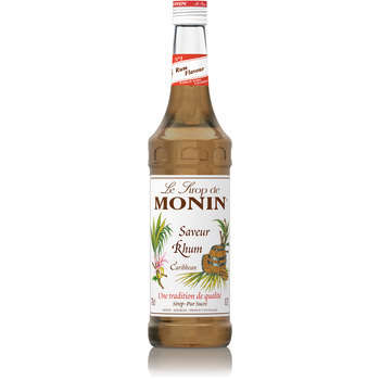 Sirop Monin : 70cl, Rhum