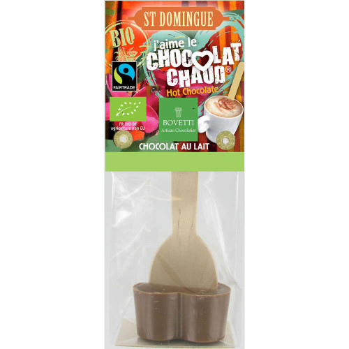 Cuillère J'aime le chocolat chaud, chocolat au lai