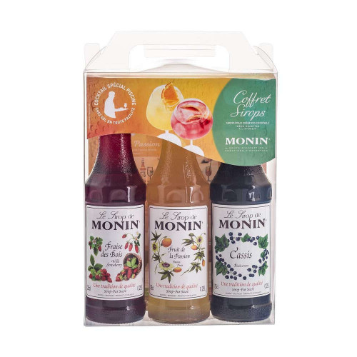 Coffret Cocktail Piscine : fraise des bois, passio