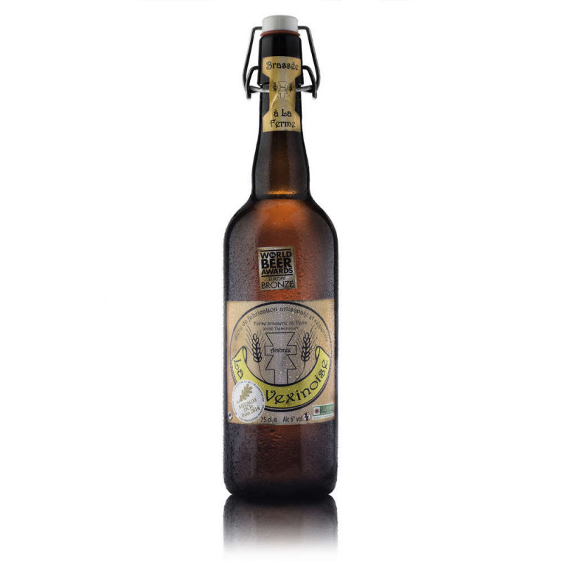 Bière La Vexinoise : ambrée, 75cL