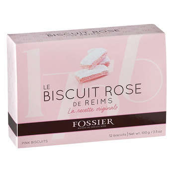 Biscuits roses de Reims : étui, 100g