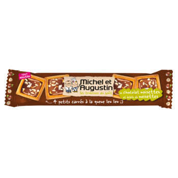 Petits carrés noisettes éclats de noisettes (33,6g
