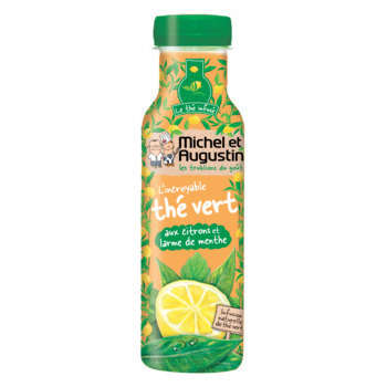 Thé vert infusé aux citrons et menthe 33cl