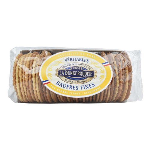 Panier gaufres fines citron - gingembre 280g