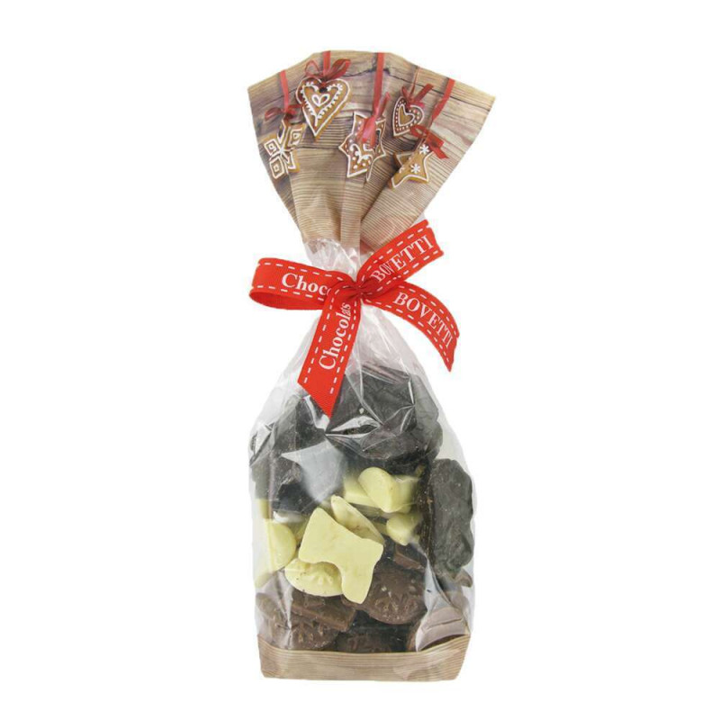 Assortiment de fritures de Noël - Chocolat noir, a