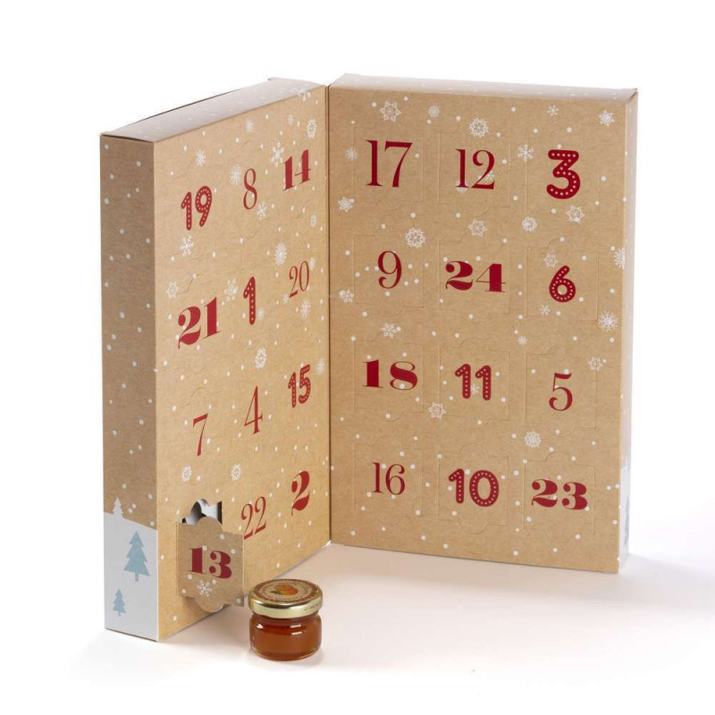 Calendrier de l'Avent des confitures à l'Ancienne