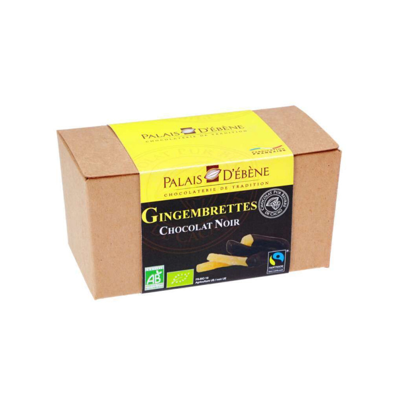 Ballotin gingembrettes chocolat noir : 120g