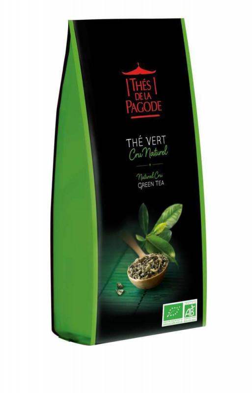 Thé vert bio cru et naturel - 100g