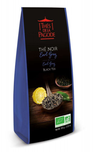 Thé noir bio Earl grey - 100g