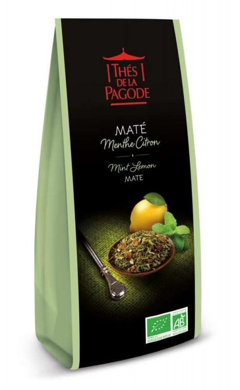 Maté bio à la menthe et au citron - 100g