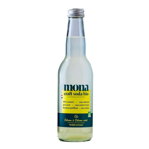 Craft Soda bio, citron et citron vert - 33cl