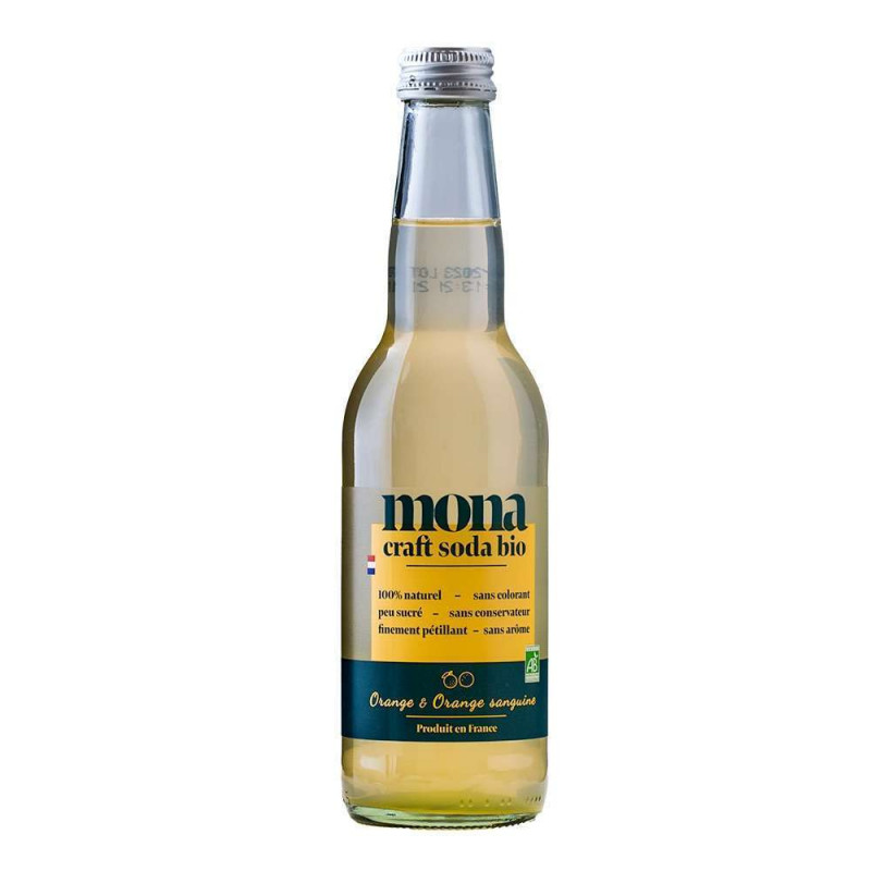 Craft Soda bio, orange et orange sanguine - 33cl