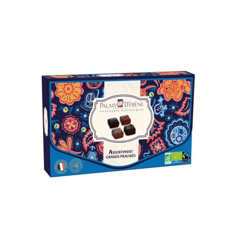 Assortiment grands pralinés bio 140g