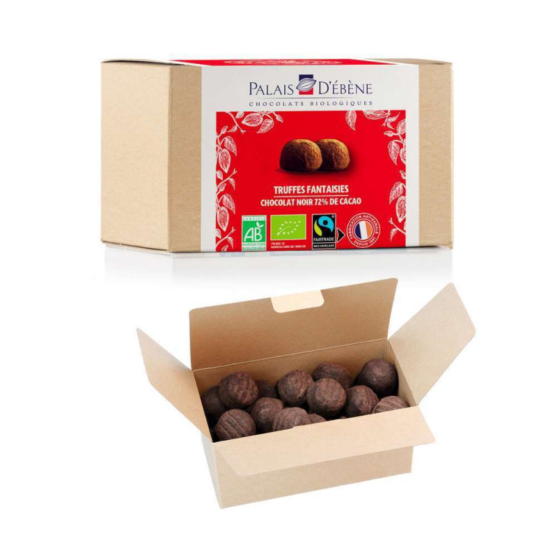 Ballotin Truffes Fantaisies Chocolat Noir 160g