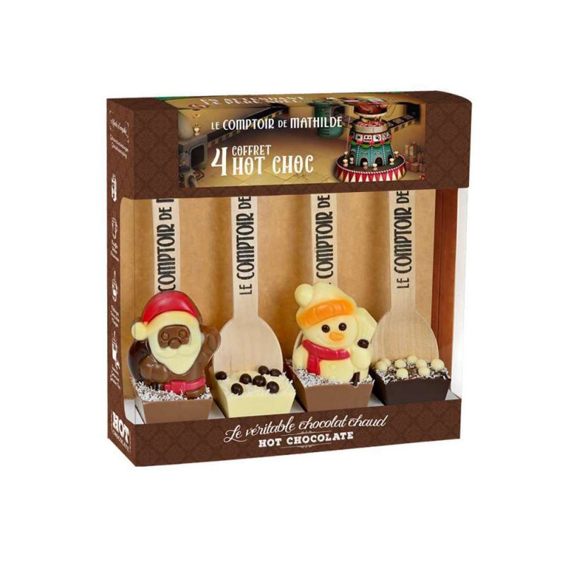 Coffret de Noël 'Hot Chocolate', cuillères pour ch