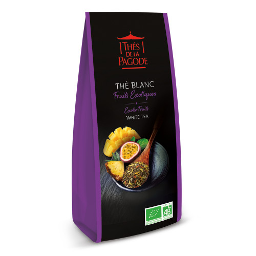 Thé blanc bio aux fruits exotiques - 100g