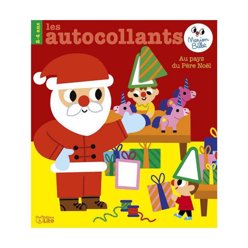 Autocollants au pays du père noel