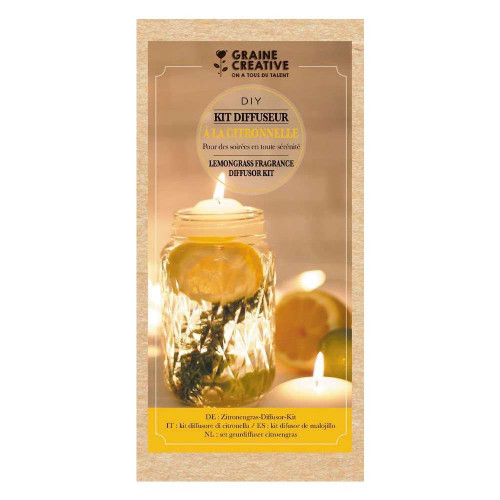 Kit Loisirs CréatifsDiy Diffuseur Citronnelle