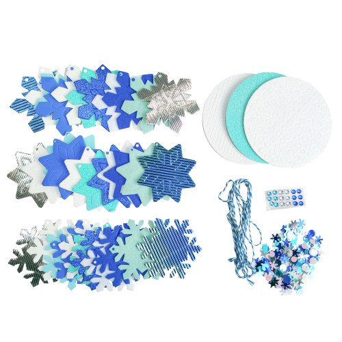 Méga pack Noël bleu - environ 350 pièces