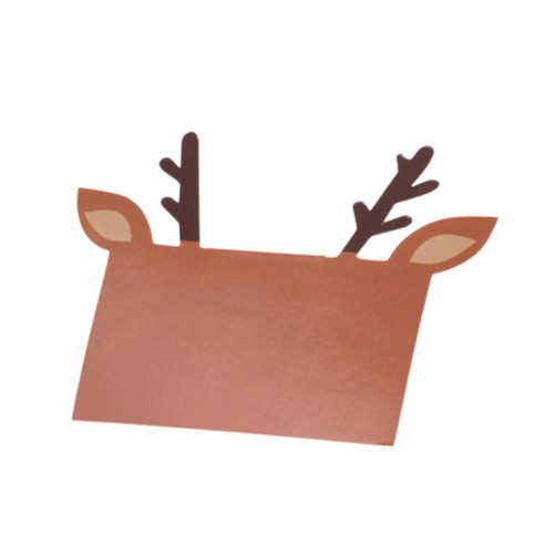 8 marque-places Rudolph et ses jolis bois - 10x12c