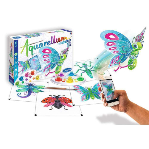 Jeu créatif DIY Aquarellum Live Insectes