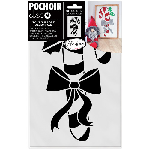 Pochoir Noël Sucre d'Orge