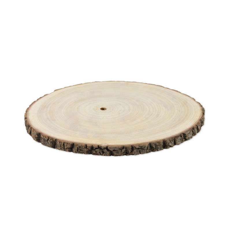 Rondin de bois pour décoration 35x2 cm
