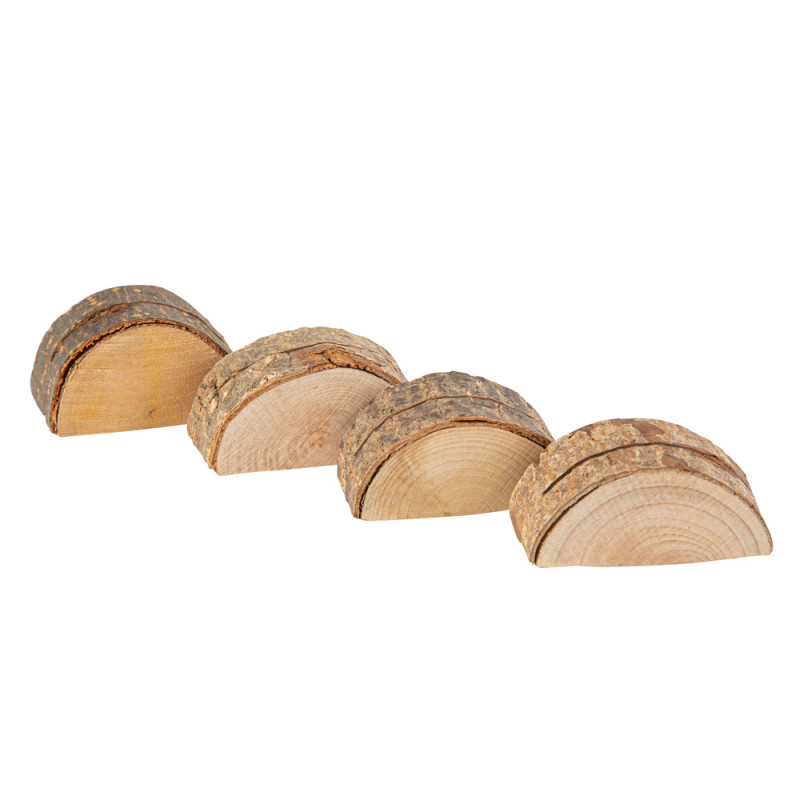 Supports Marque-Places Bois x4