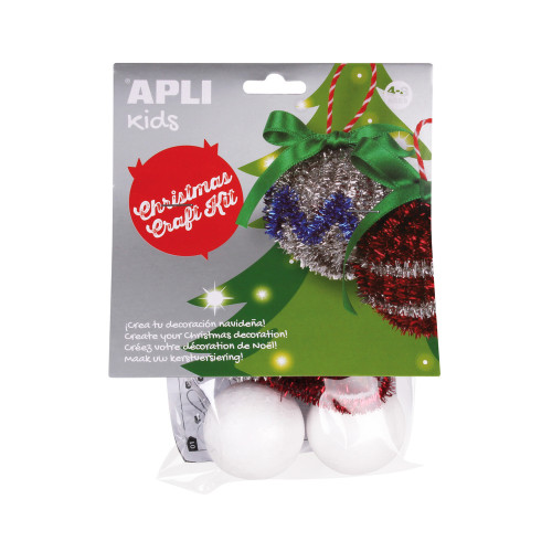 Kit créatif DIY 2 boules de Noël