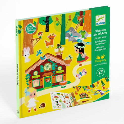 Stickers à coller 'La forêt magique' - x53 pièces