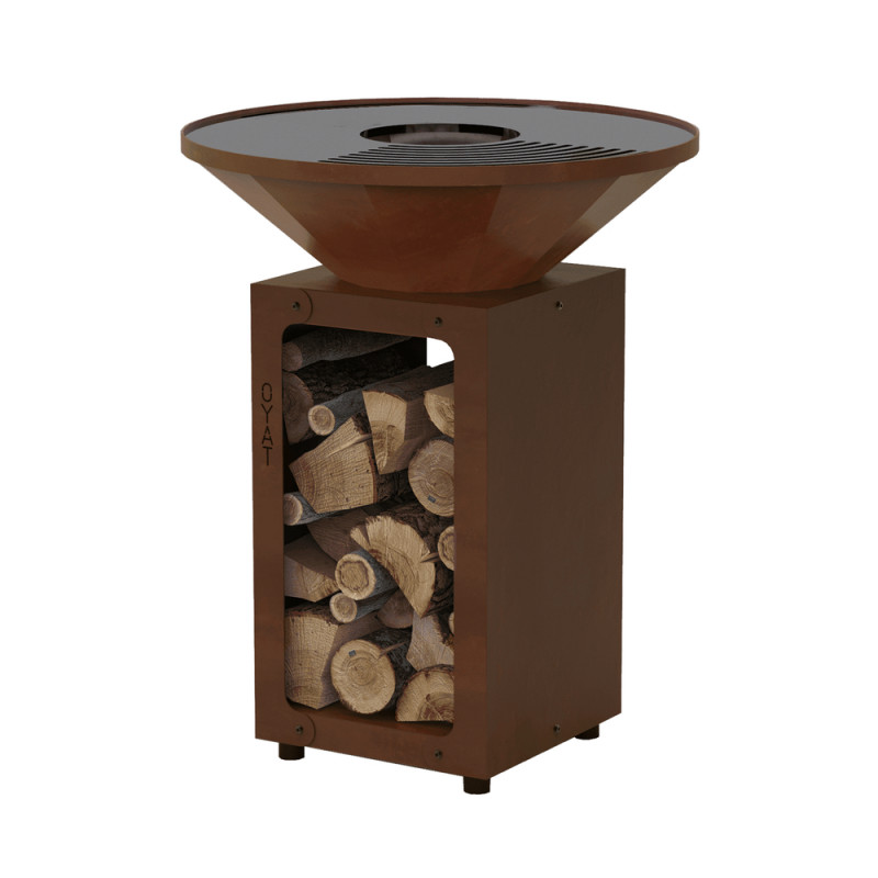 Brasero 58 cognac D58 H78cm