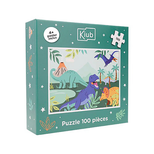 Puzzle éducatif pour enfant 'Les petits dinosaures