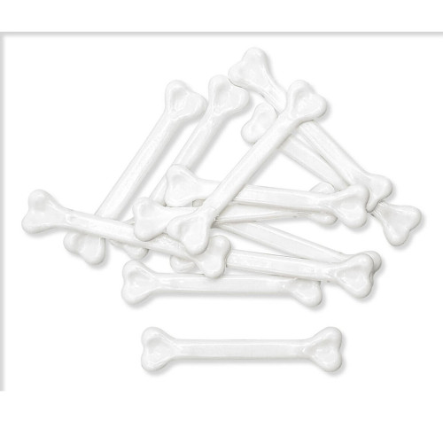 Décoration Halloween : os blanc - 9 pièces