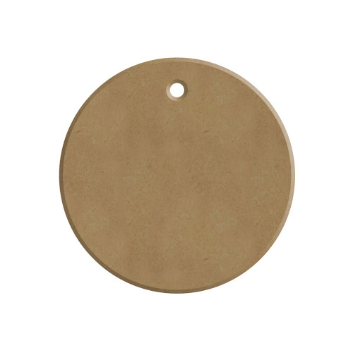 Support à décorer DIY : rond percé en bois, colori