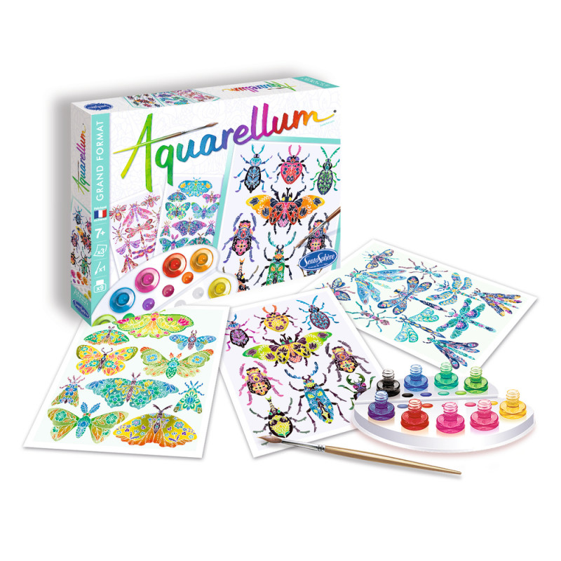 Aquarellum 'Insectarium' - 3 tableaux