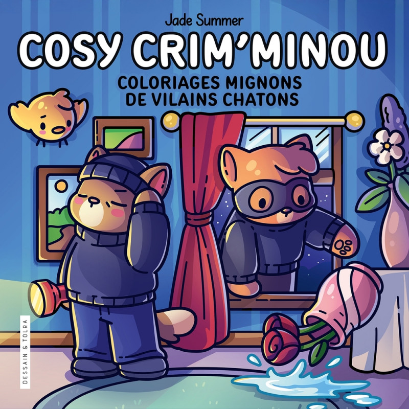 Coloriages mignons de vilains chatons 'Cosy crim'm