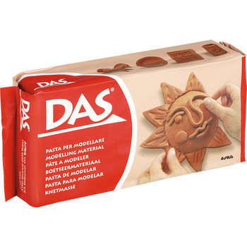 Pâte à modeler DAS Pain de 500g terra cotta