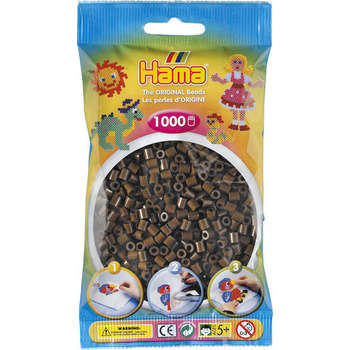 Sachet 1000 perles Midi: marron