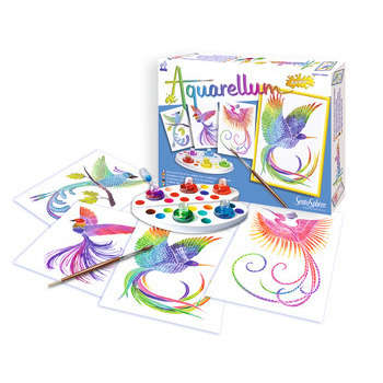 Tableau à concevoir Aquarellum junior: Oiseaux du