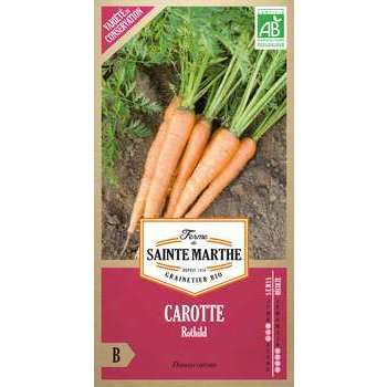 Graines de carotte Potagère Rothild'Bio en sachet