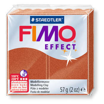 Pâte Fimo Effect, 57g - Métal cuivré