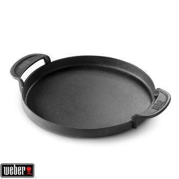 Plancha pour barbecue Gourmet en fonte noire - D.