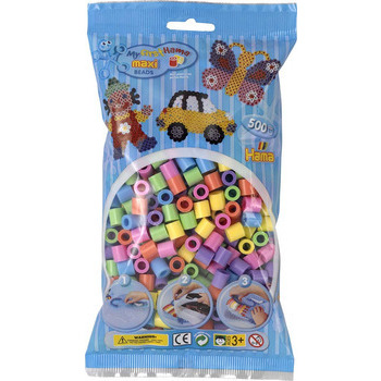 Sachet 500 perles Maxi: Pastel