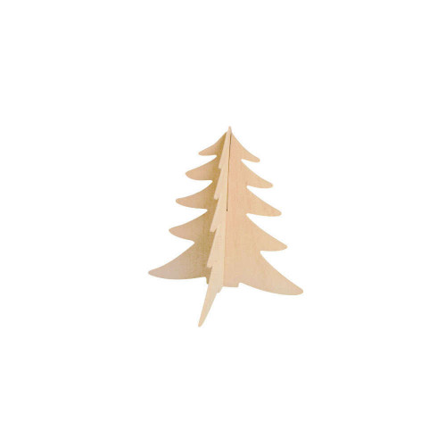 Sapins à assembler x2 - l. 12 x H. 15 cm
