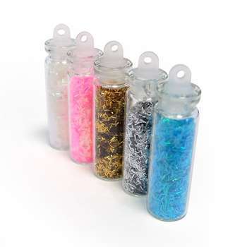 Assortiment 5 flacons fils de paillettes 5x20g