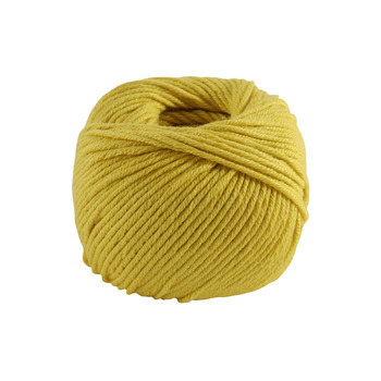 Pelote Natura coton jaune pour aiguilles n°2,5-3,5